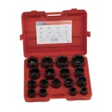 Genius IS-817M MET Impact Socket Set (17 pieces) 1" Dr.
