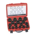 Genius IS-617M MET Impact Socket Set (17 pieces) 3/4" Dr.