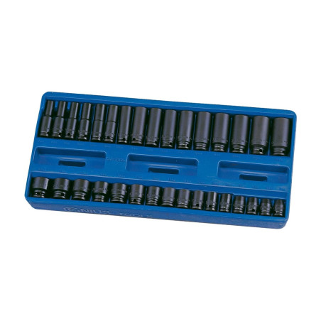 Genius CM-332M MET Impact Socket Set (32 pieces) 3/8" Dr.