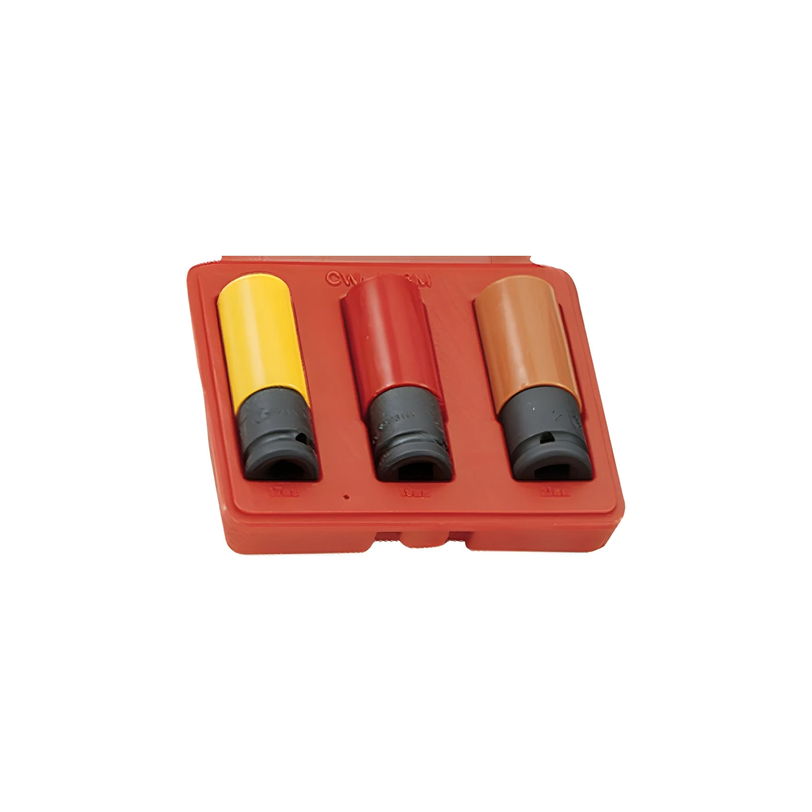 Genius CW-403M car wheel thin wall deep impact socket set (3 pieces) 17-19-21mm x 1/2" Dr.