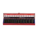 Genius TD-413M MET Deep Impact Socket Set (13 pieces) 1/2" Dr.