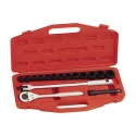 Genius TF-416S1 SAE impact socket set (16 pieces) 1/2" Dr.