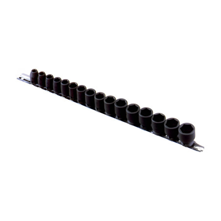 Genius CM-316M MET Molybdenum Hex Socket Set (16 pieces) 7mm to 22mm x 3/8"