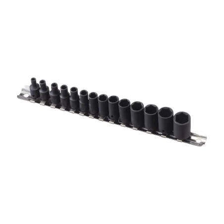 Ensemble douilles hex vanadium MET 1/2" 14 pièces Genius TF-214M