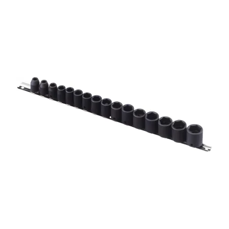 Genius TF-316M MET Vanadium Hex Socket Set (16 pieces) 7mm to 22mm x 3/8" Dr.
