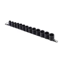 Genius TF-313S SAE vanadium hex socket set (13 pieces) 5/16" to 7/8" x 3/8" Dr.