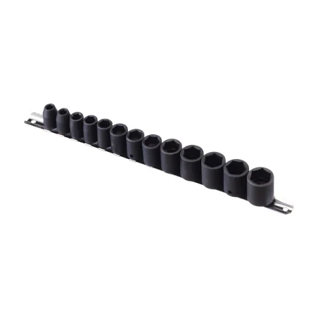 Genius TF-313S SAE vanadium hex socket set (13 pieces) 5/16" to 7/8" x 3/8" Dr.
