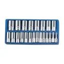 Ensemble de douilles profondes avec plateau SAE 1/2" x 5/16" à 1-1/2" (22 pièces) Genius DS-422S