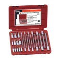 Ensemble de douilles et embouts hexagonaux MET 1/4" et 3/8" (24 pièces) Genius BS-2324HL