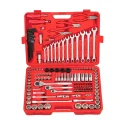 Genius AC-234161A MET and SAE Socket and Bit Set (151 pieces) 1/4", 3/8", 1/2" Dr.