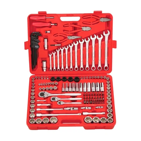 Genius AC-234161A MET and SAE Socket and Bit Set (151 pieces) 1/4", 3/8", 1/2" Dr.