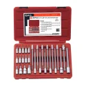 Ensemble de douilles et embouts torx 1/4" et 3/8" (28 pièces) Genius BS-2328TL