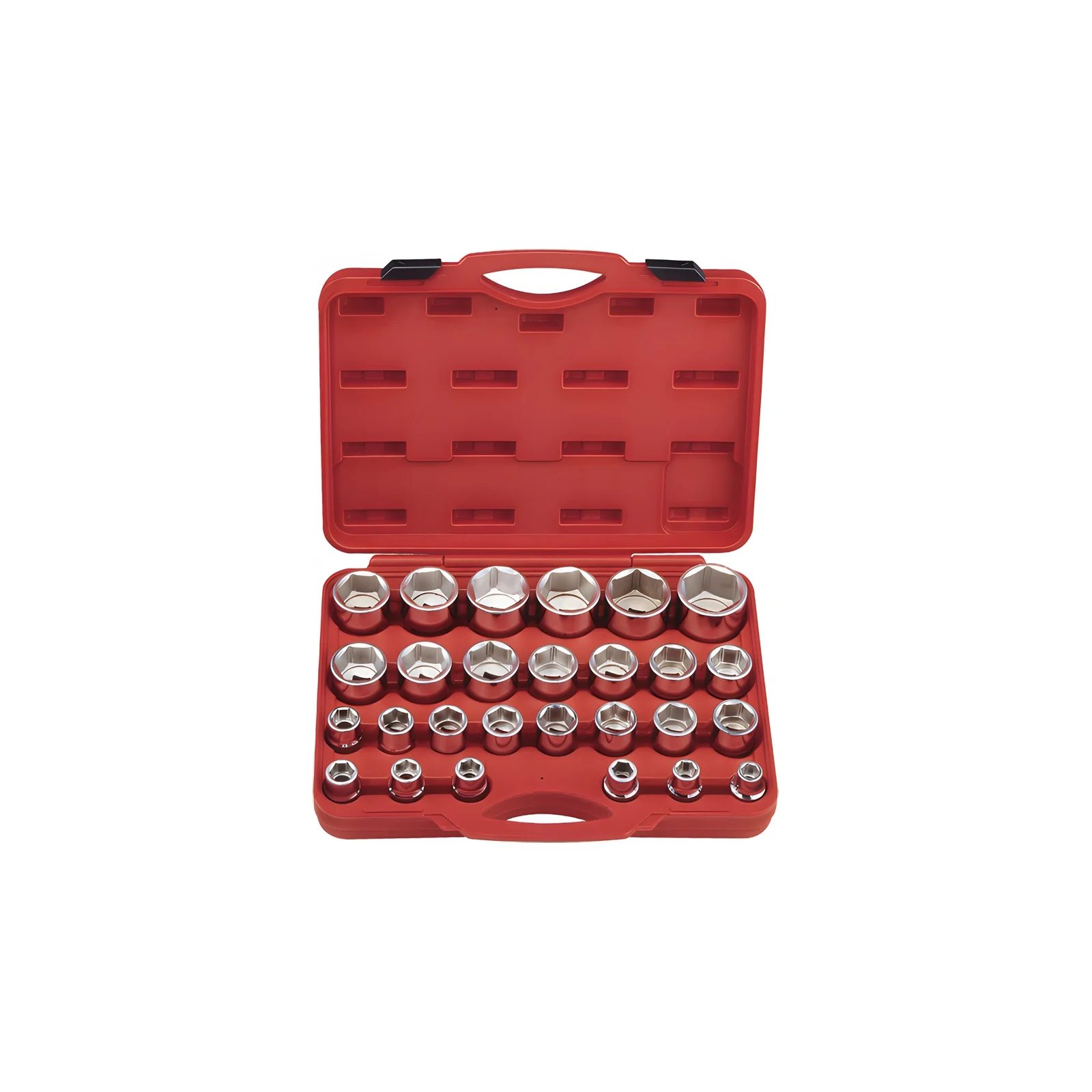 Genius GS-627M MET Socket Set (27 pieces) 17mm to 60mm x 3/4" Dr.