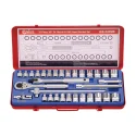 Genius GS-332MS MET and SAE socket set (32 pieces) 3/8" Dr.