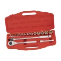 Ensemble de douilles SAE 1/2" (16 pièces) 1 Genius GS-416S