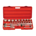 Genius TW-625S SAE socket set (25 pieces) 3/4" to 2-1/4" x 3/4" Dr. 12 Pt.