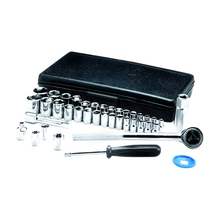 Performance Tool W1173 SAE and MET Socket Set (40 pieces) 1/4" and 3/8" Dr.