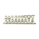 Genius US-209M MET universal socket set (9 pieces) 6mm to 14mm x 1/4" Dr.