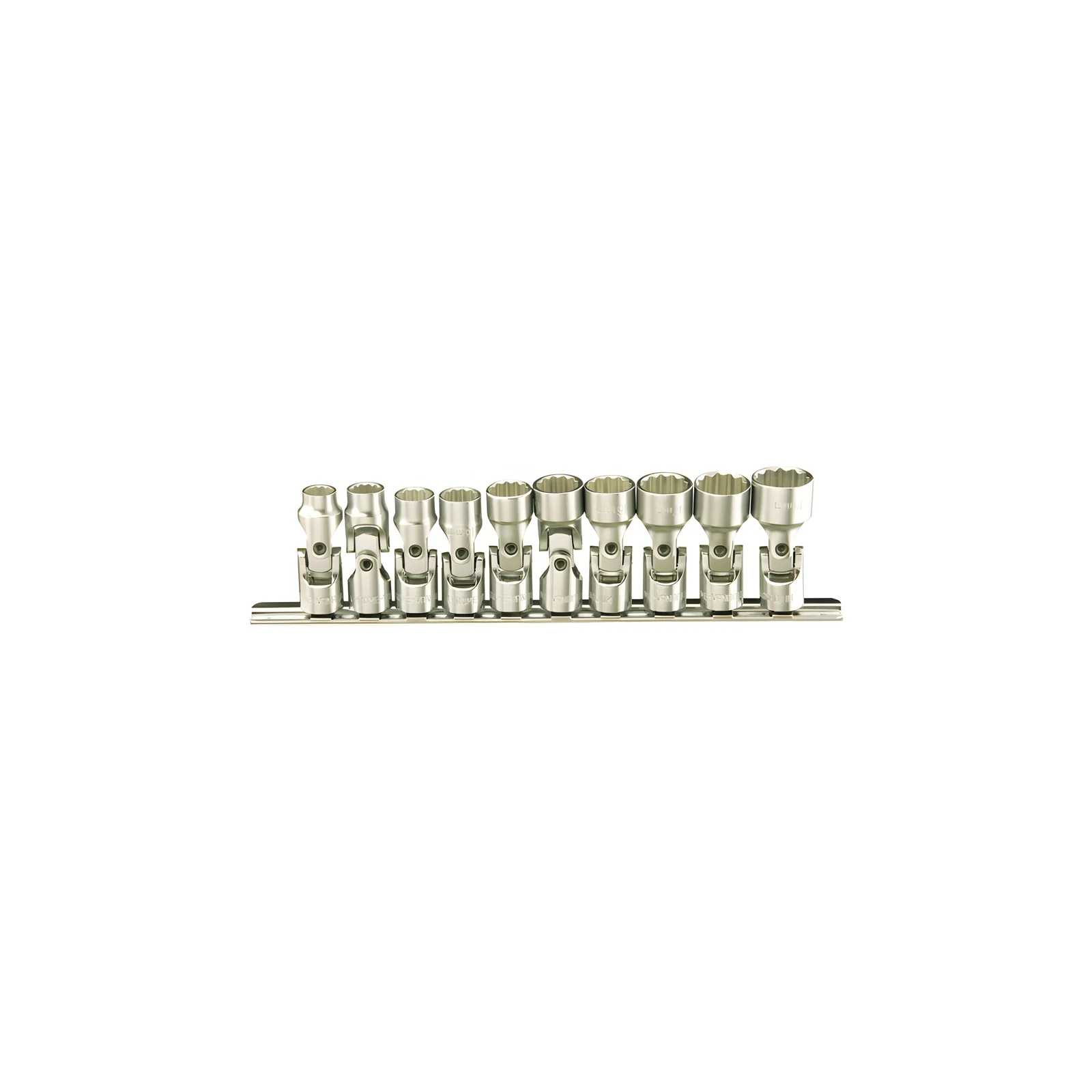 Ensemble de douilles universelles MET 3/8" x 10mm à 19mm (10 pièces) Genius US-310M