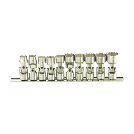 Genius US-310M MET Universal Socket Set (10 pieces) 10mm to 19mm x 3/8" Dr.