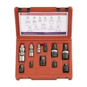 Genius UA-23411 impact universal joints and adapter set (11 pieces) 1/2", 3/8" & 1/4" Dr.