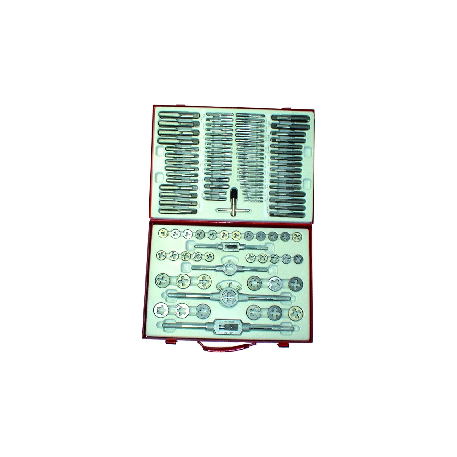 Rodac TD110 SAE and MET plug taps and dies set (110 pieces)