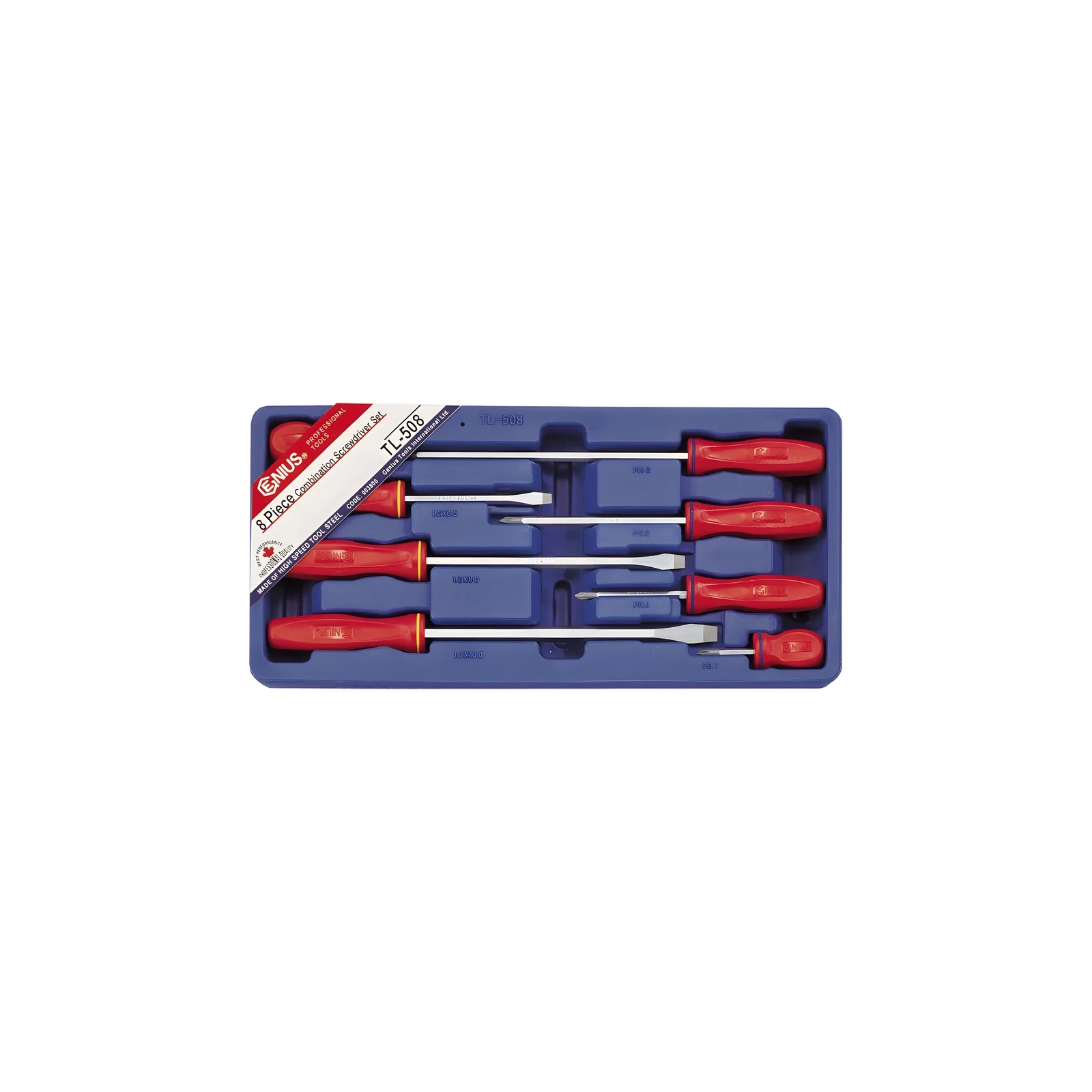 Genius TL-508 Screwdriver Set 8 Pieces
