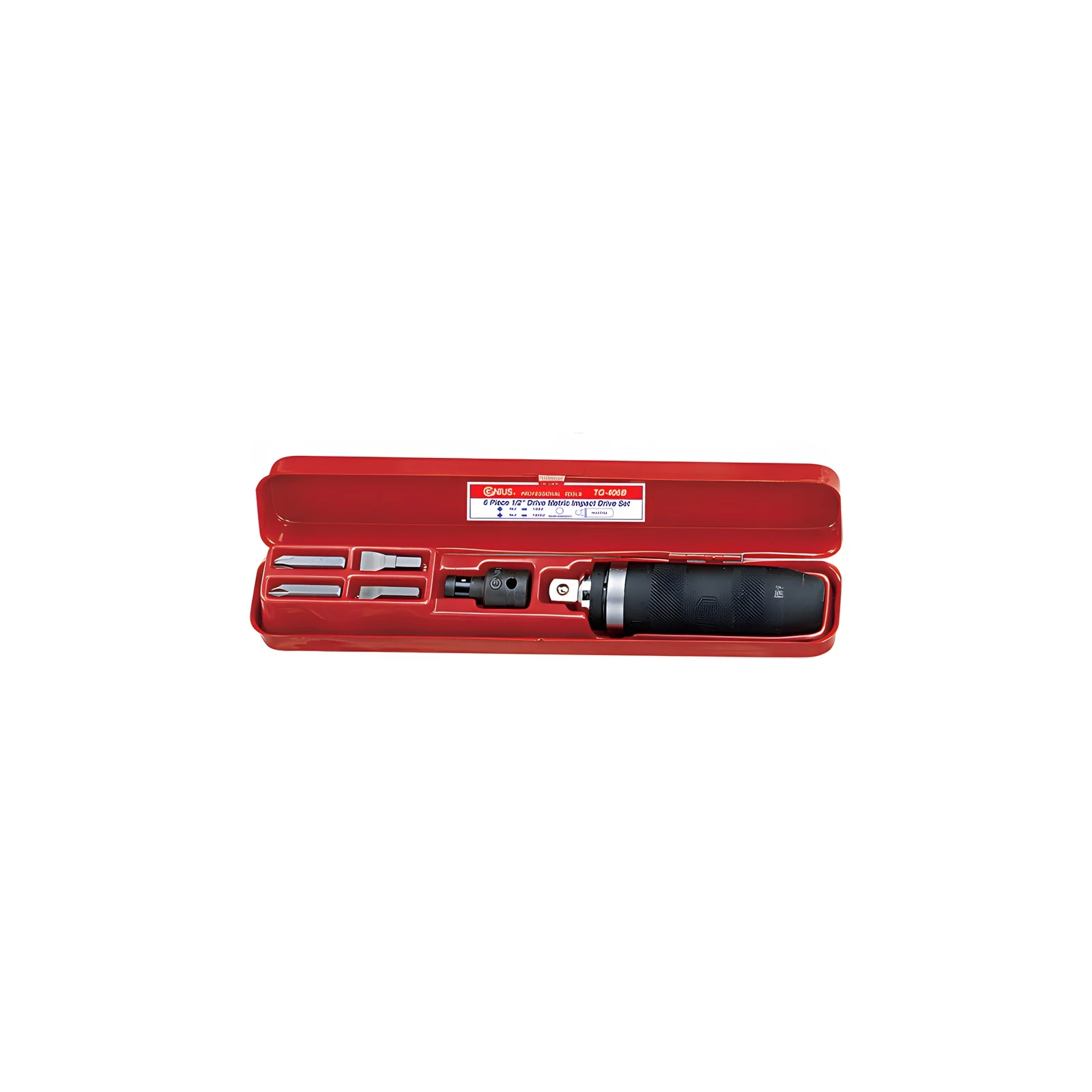 Genius TG-406B Impact screwdriver set (6 pieces) 1/2"