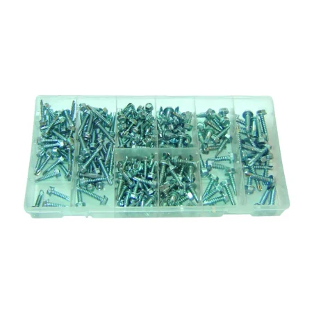 Ensemble de vis auto-perçantes pour le métal (200 pièces) Rodac MS200