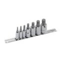 Genius BS-2307TS Triple Square Bit Set (7 pieces) M4 to M14 x 1/4" and 3/8" Dr.