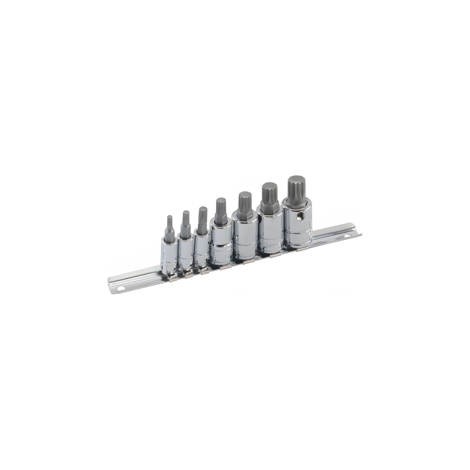 Ensemble d'embouts à triple carrés 1/4" et 3/8" x M4 à M14  (7 pièces) Genius BS-2307TS