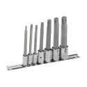 Genius BS-2307TL Triple Square Bit Set (7 pieces) M4 to M14 x 1/4" and 3/8" Dr.