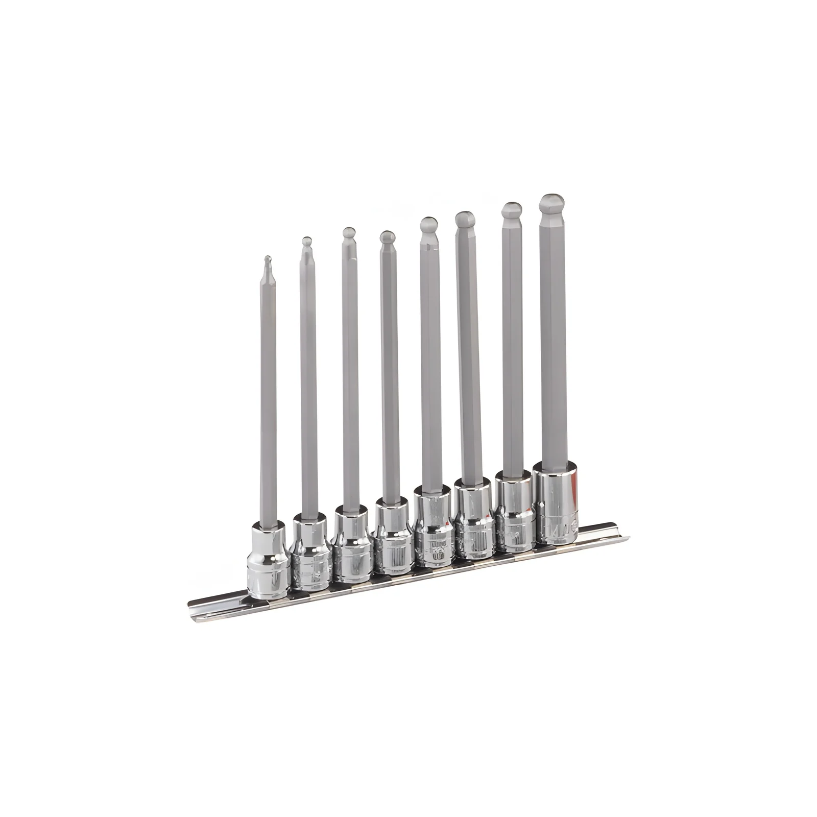 Genius BS-308WHL MET wobble Allen bit set (8 pieces) 3mm to 10mm x 3/8" Dr.