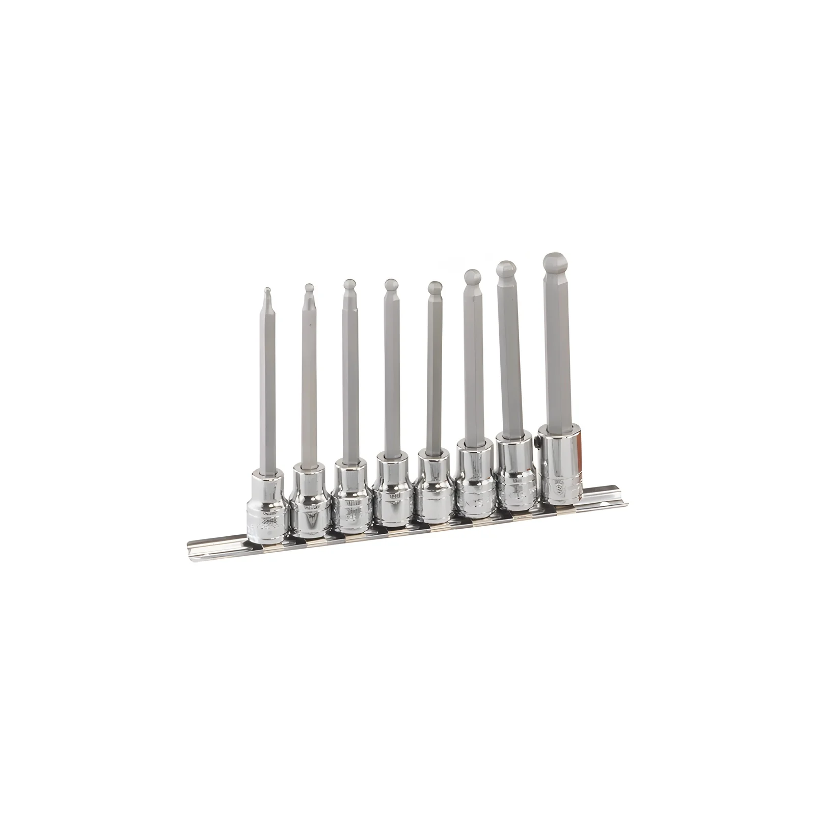 Ensemble d'embouts allen wooble SAE 3/8" x 1/8" à 3/8" (8 pièces) Genius BS-308WSL