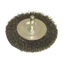 Brosse circulaire à fils ondulés 3" tige 1/4" Rodac SAT300
