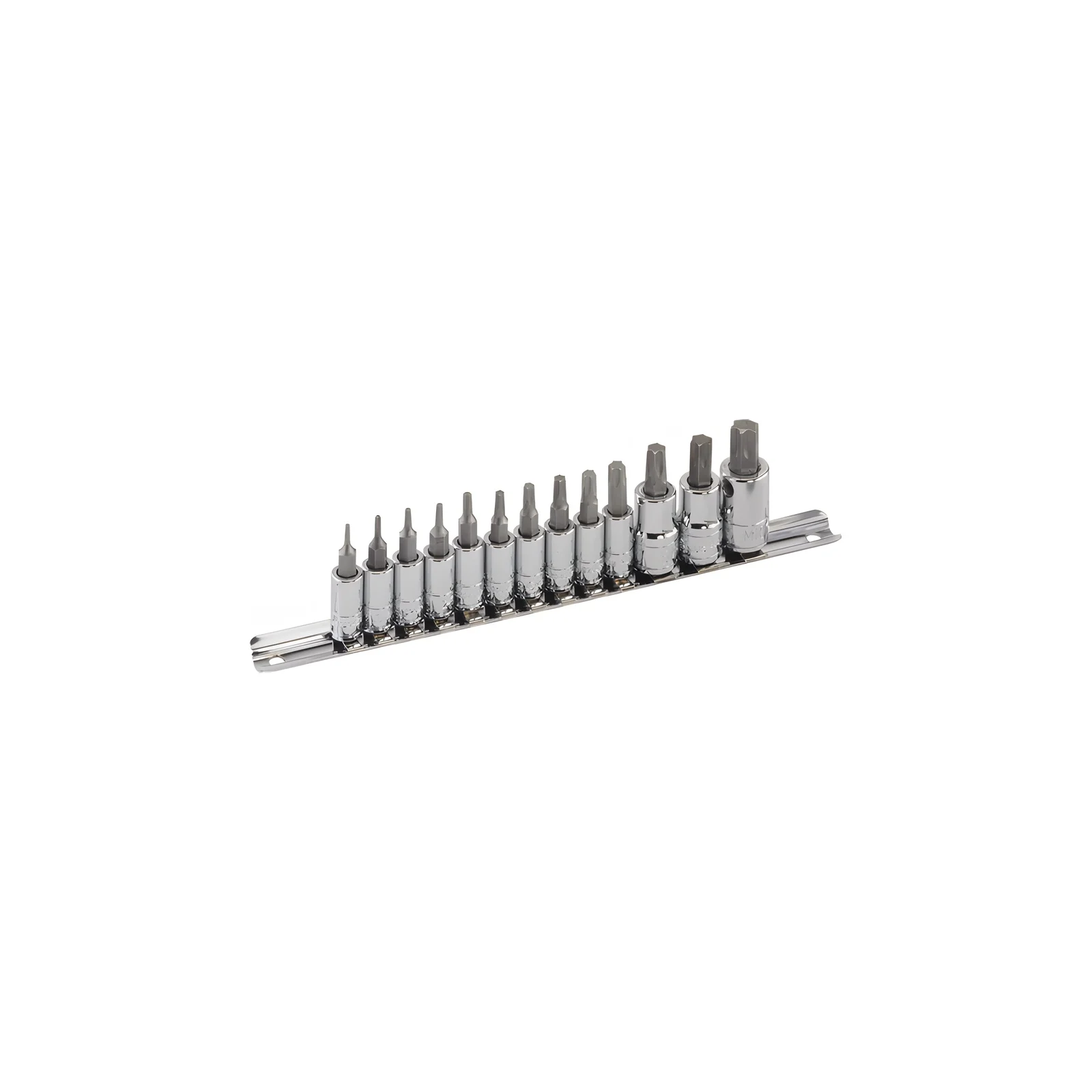 Ensemble d'embouts de sécurité torx 1/4" et 3/8" x T7 à T55 (13 pièces) Genius BS-2313TP