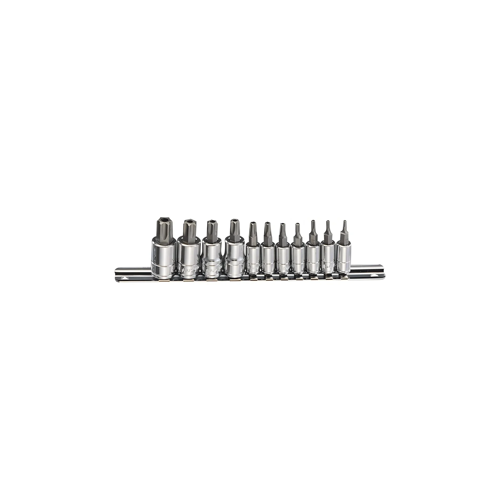 Ensemble d'embouts de sécurité torx 1/4" et 3/8" x T8 à T55 (11 pièces) Genius BS-2311P