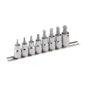 Genius BS-308WH MET hex bit socket set (8 pieces) 3mm to 10mm x 3/8" Dr.