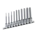 Genius BS-310HML MET hex bit socket set (10 pieces) 3mm to 12mm x 3/8" Dr.