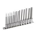 Ensemble d'embouts hexagonaux SAE 1/4" et 3/8" x 1/16" à 1/2" (14 pièces) Genius BS-2314HL