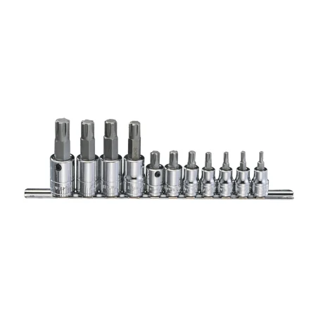 Ensemble d'embouts Ribe 3/8" et 1/2" x M4 à M16 (11 pièces) Genius BS-3411S