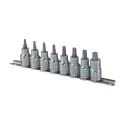 Genius BS-408T torx bit set (8 pieces) T20-T25-T27-T30-T40-T45-T50-T55 x 1/2" X