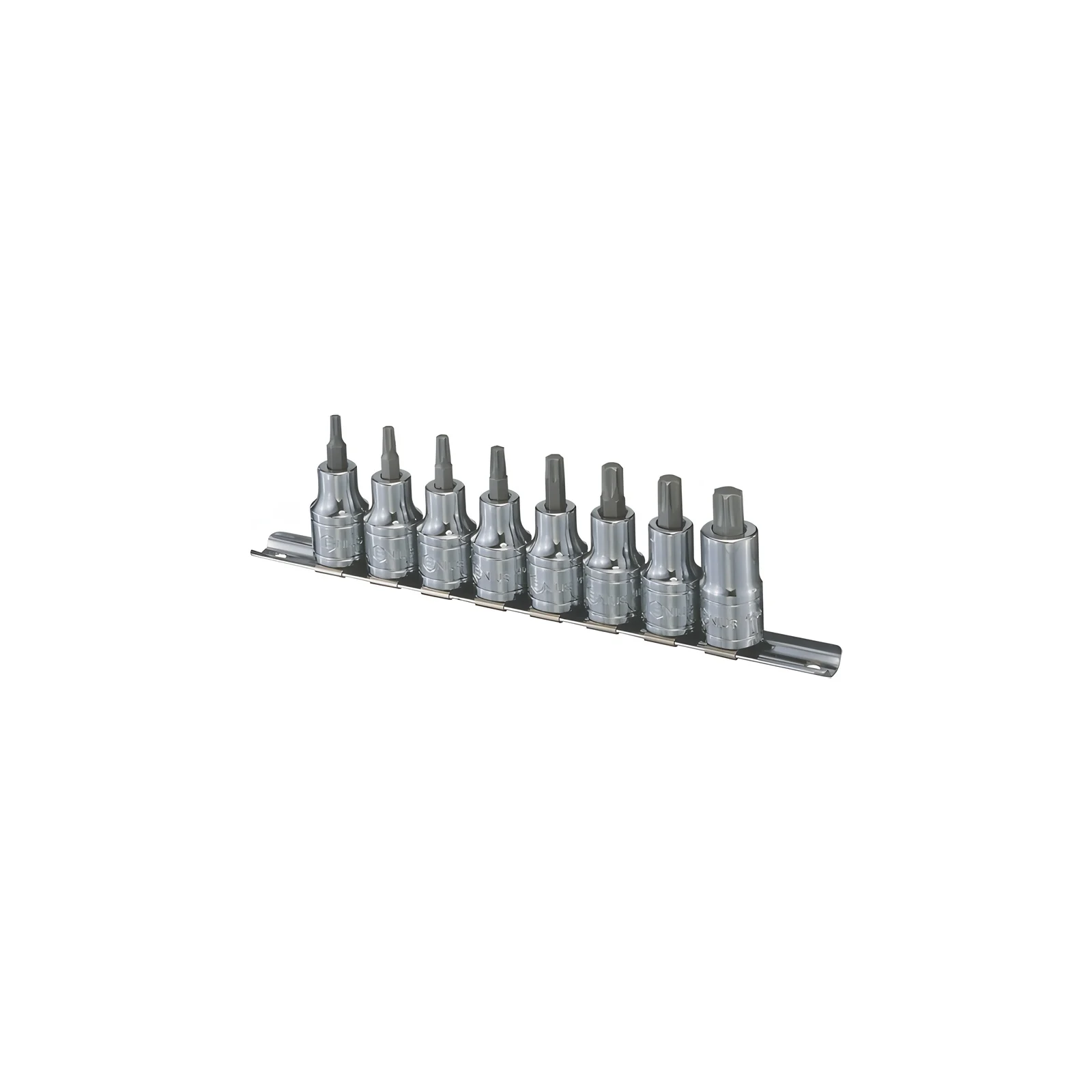 Ensemble d'embouts torx 1/2" X T20-T25-T27-T30-T40-T45-T50-T55 (8 pièces) Genius BS-408T