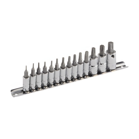 Ensemble d'embouts torx 1/4" et 3/8" x T6 à T55 (14 pièces) Genius BS-2314T