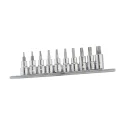 Ensemble embouts Torx 3/8" T10 à T55 10 pièces Genius BS-310T