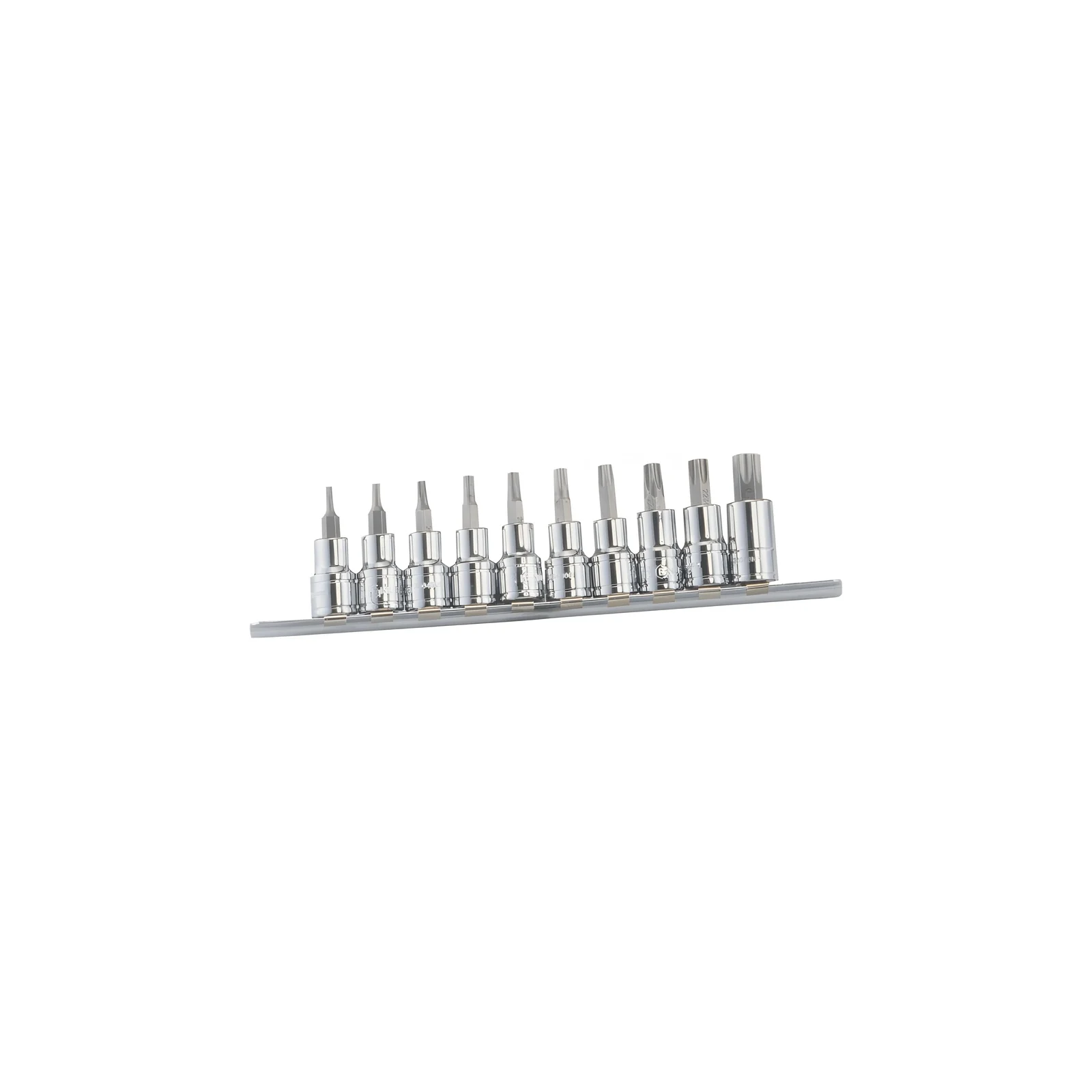 Ensemble embouts Torx 3/8" T10 à T55 10 pièces Genius BS-310T