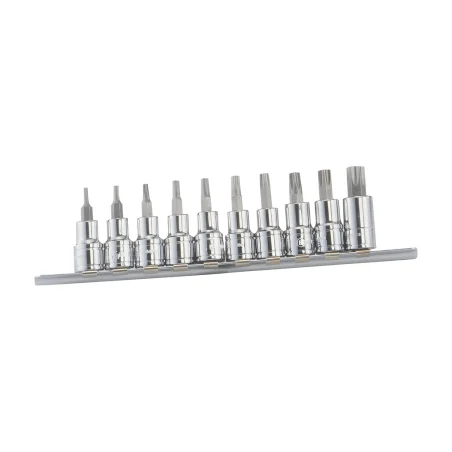 Ensemble embouts Torx 3/8" T10 à T55 10 pièces Genius BS-310T