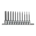 Genius BS-310TL Long Torx Bit Socket Set 3/8" Dr. T10 to T55 10 Pieces