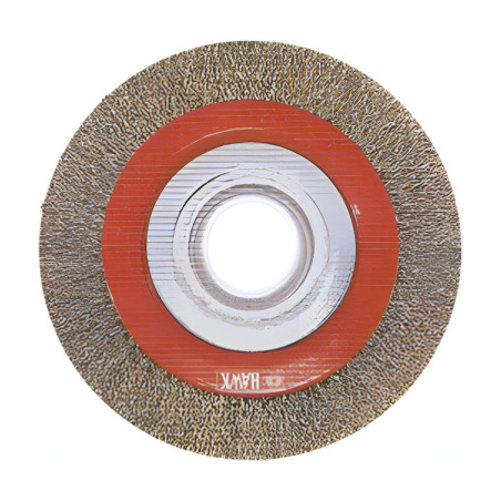 Rodac T93E047 Wire brush 6" hole 1/2"-5/8"