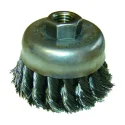 Brosse d'acier en forme de coupe à fils noués 2-3/4" x 5/8" x 11 Rodac 6162TT